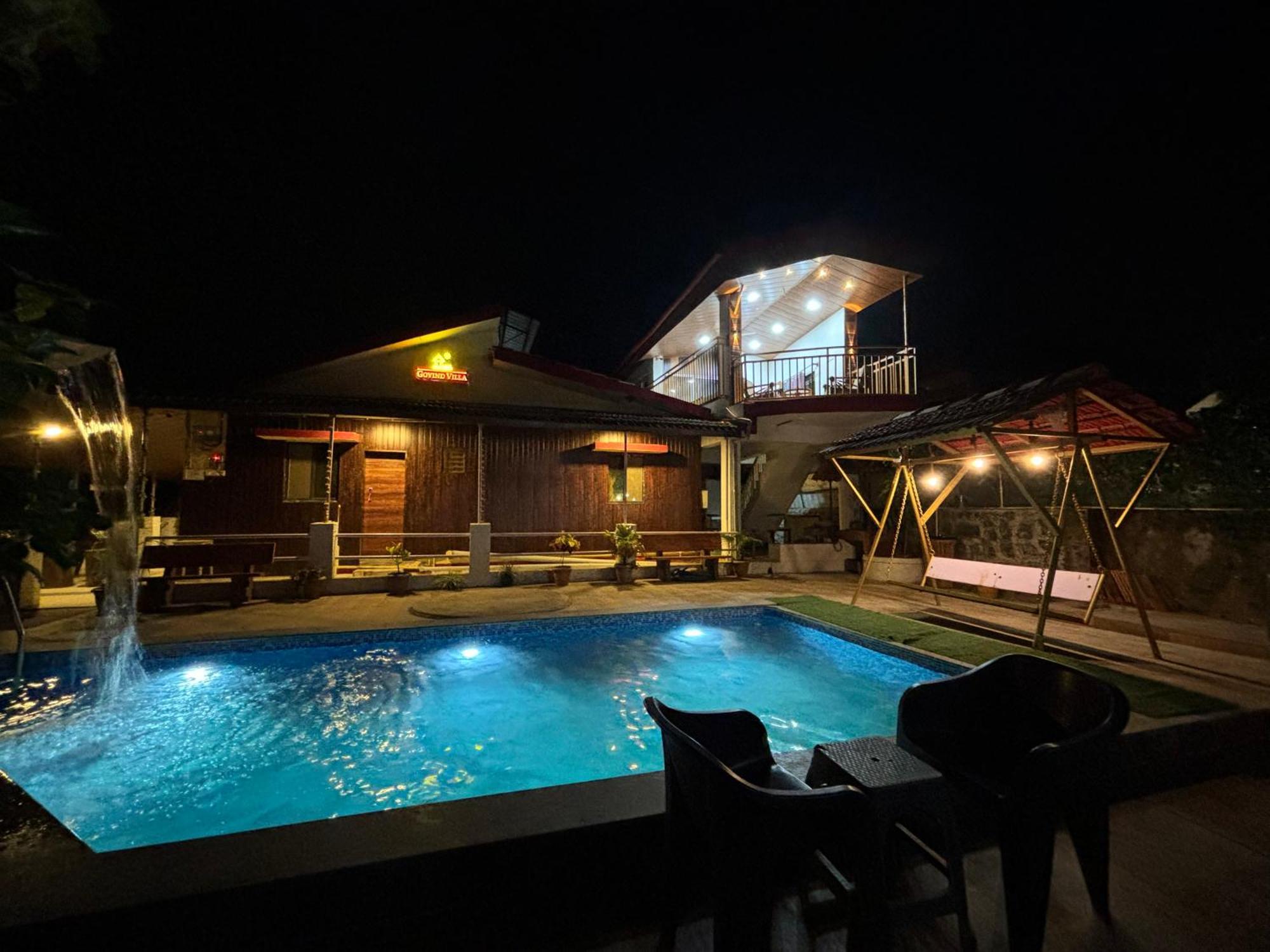 Govind Villa - 3Bhk Penthouse Suite With Pool Splash Lonavala Exteriör bild
